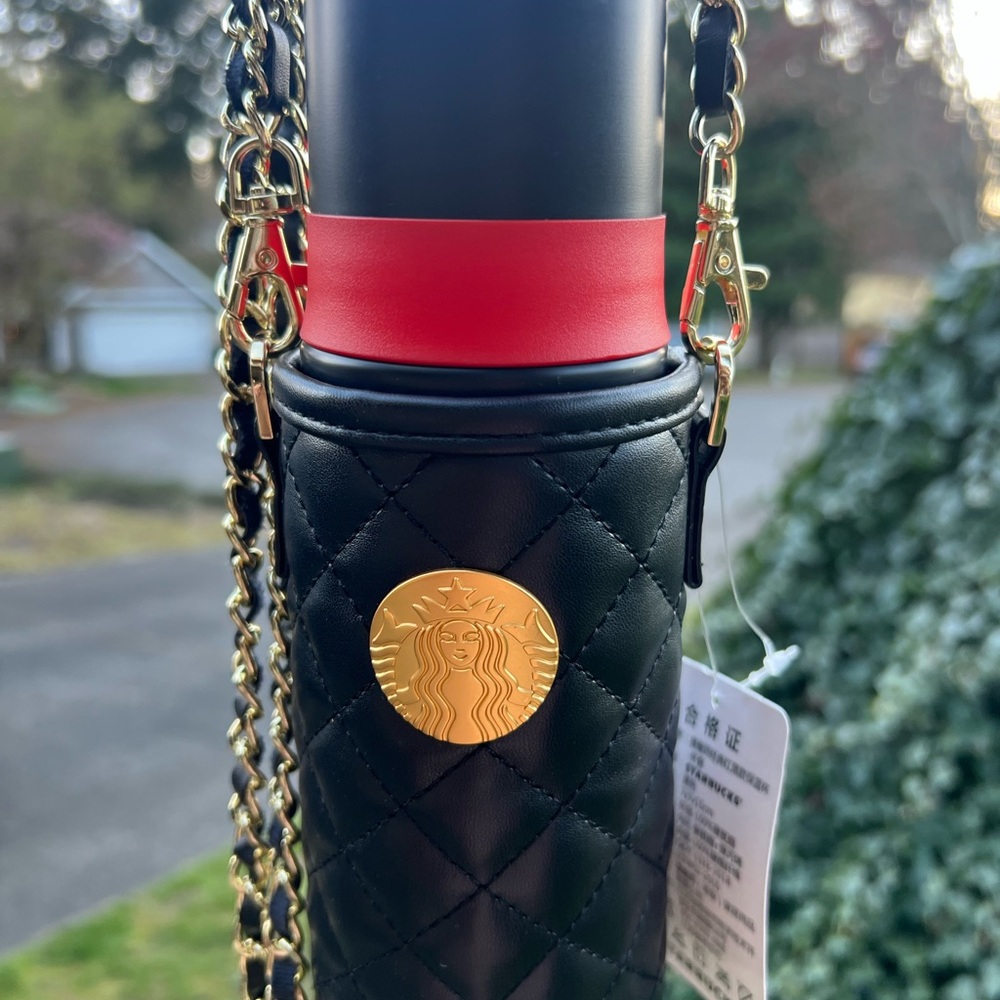 Gorgeous! Starbucks China Black Gold series thermos set (Brand New, Never Used)
